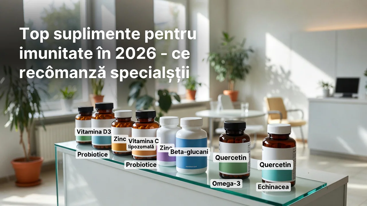 Top suplimente pentru imunitate în 2026 – ce recomandă specialiștii