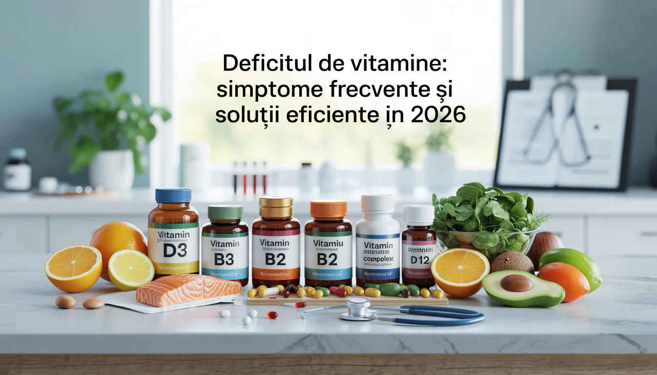 Deficitul de vitamine: simptome frecvente și soluții eficiente în 2026