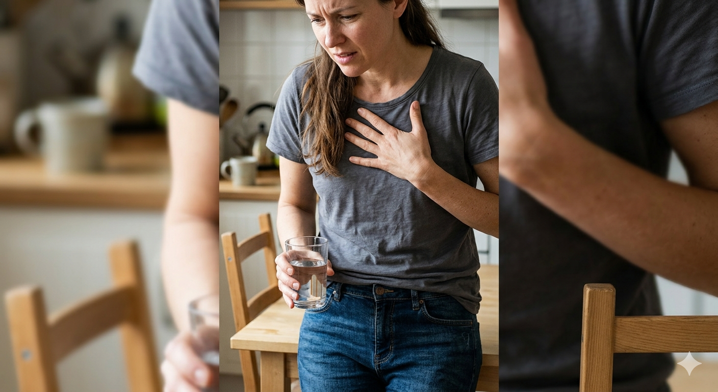 Reflux gastroesofagian (arsuri la stomac) – Simptome, cauze și ce poți face înainte să devină cronic